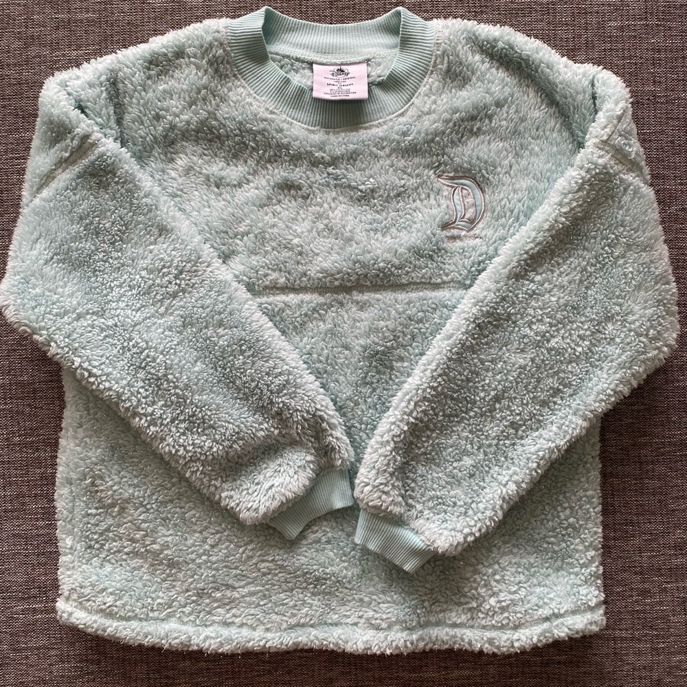 Disneyland Resort Mint Green Fleece Sweater - Picture 6 of 9
